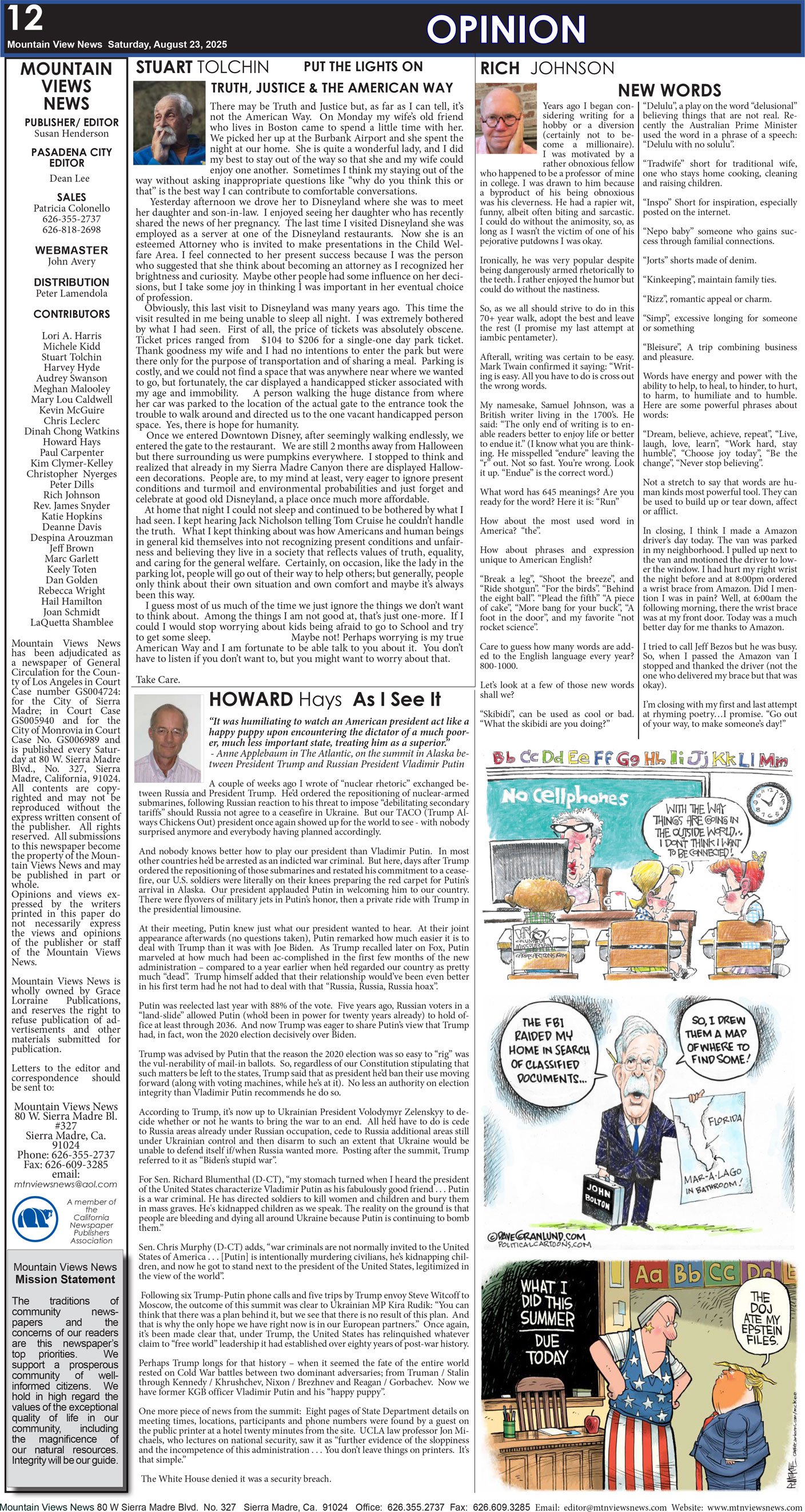 MVNews this week:  Page 12