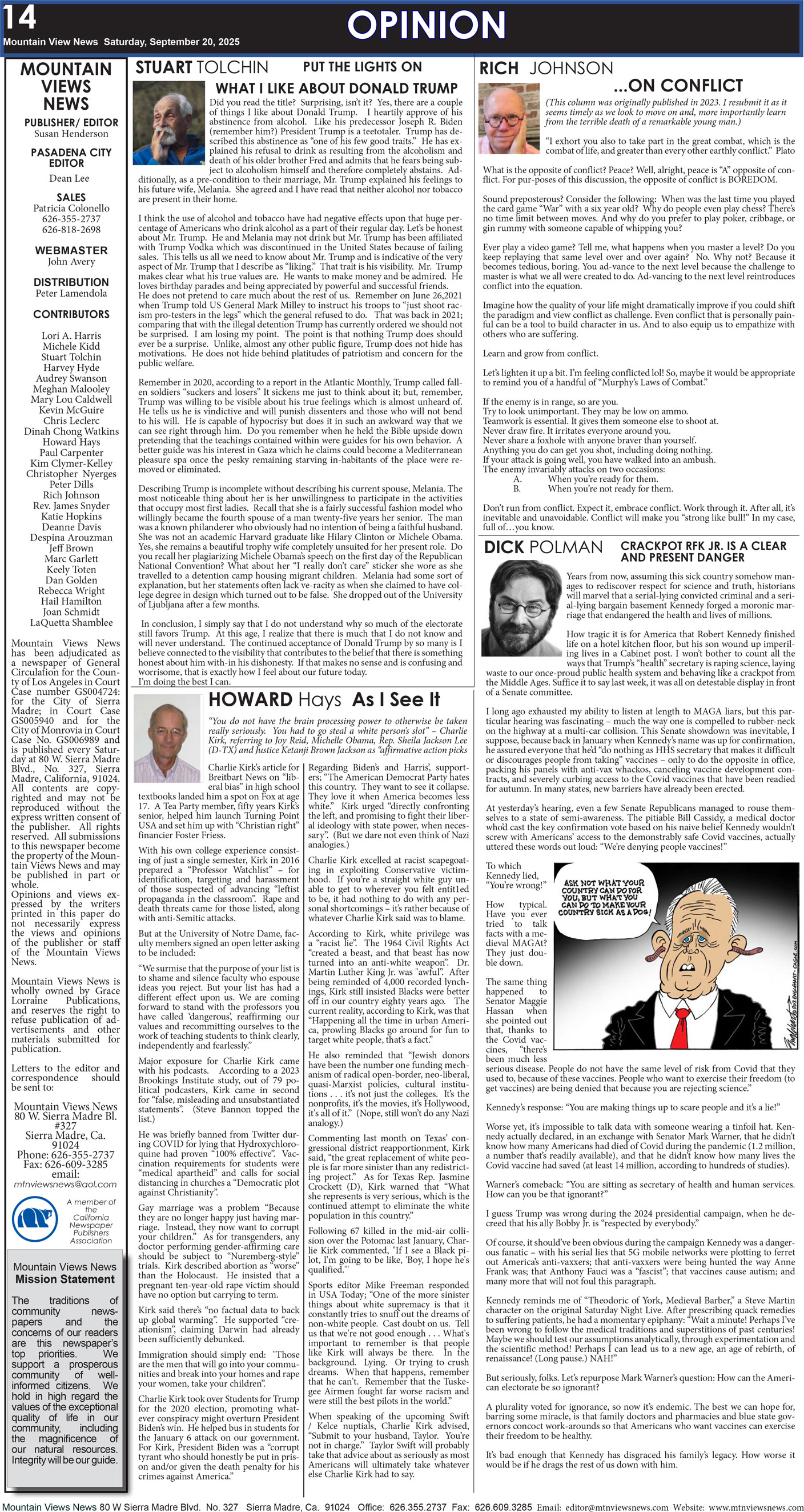 MVNews this week:  Page 14