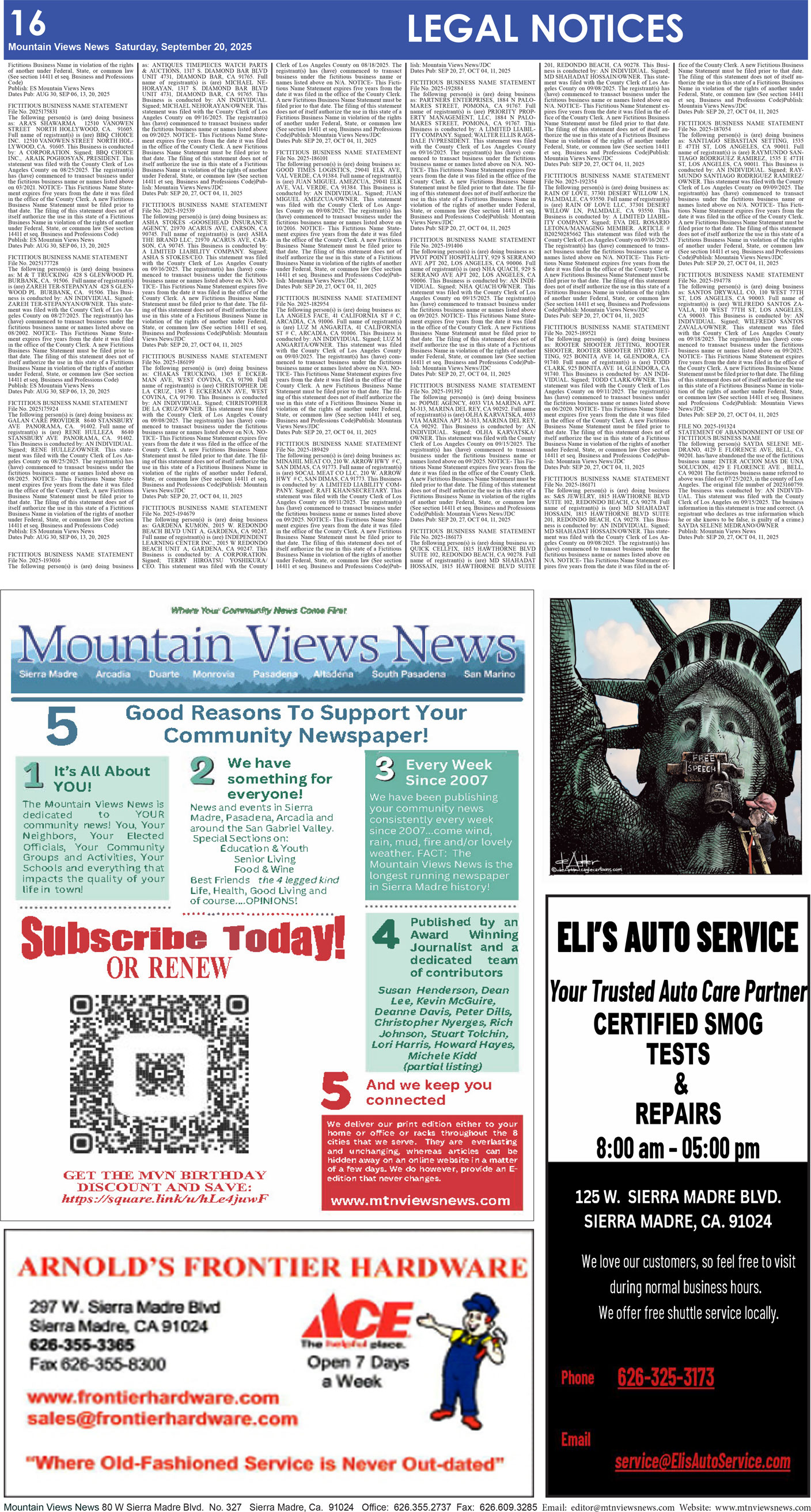 MVNews this week:  Page 16