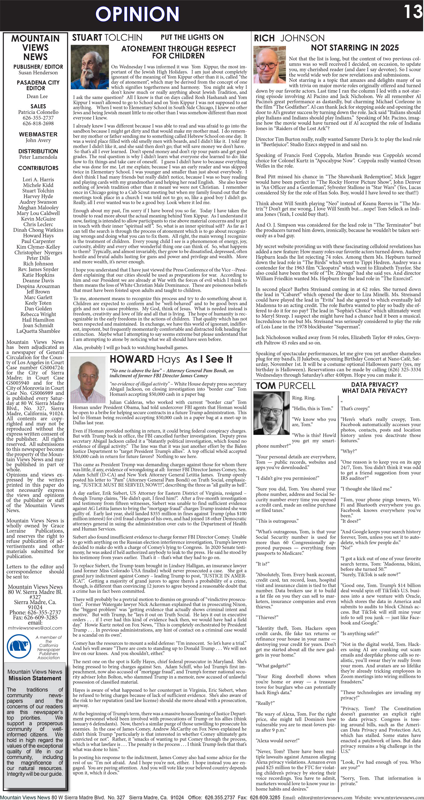 MVNews this week:  Page 13