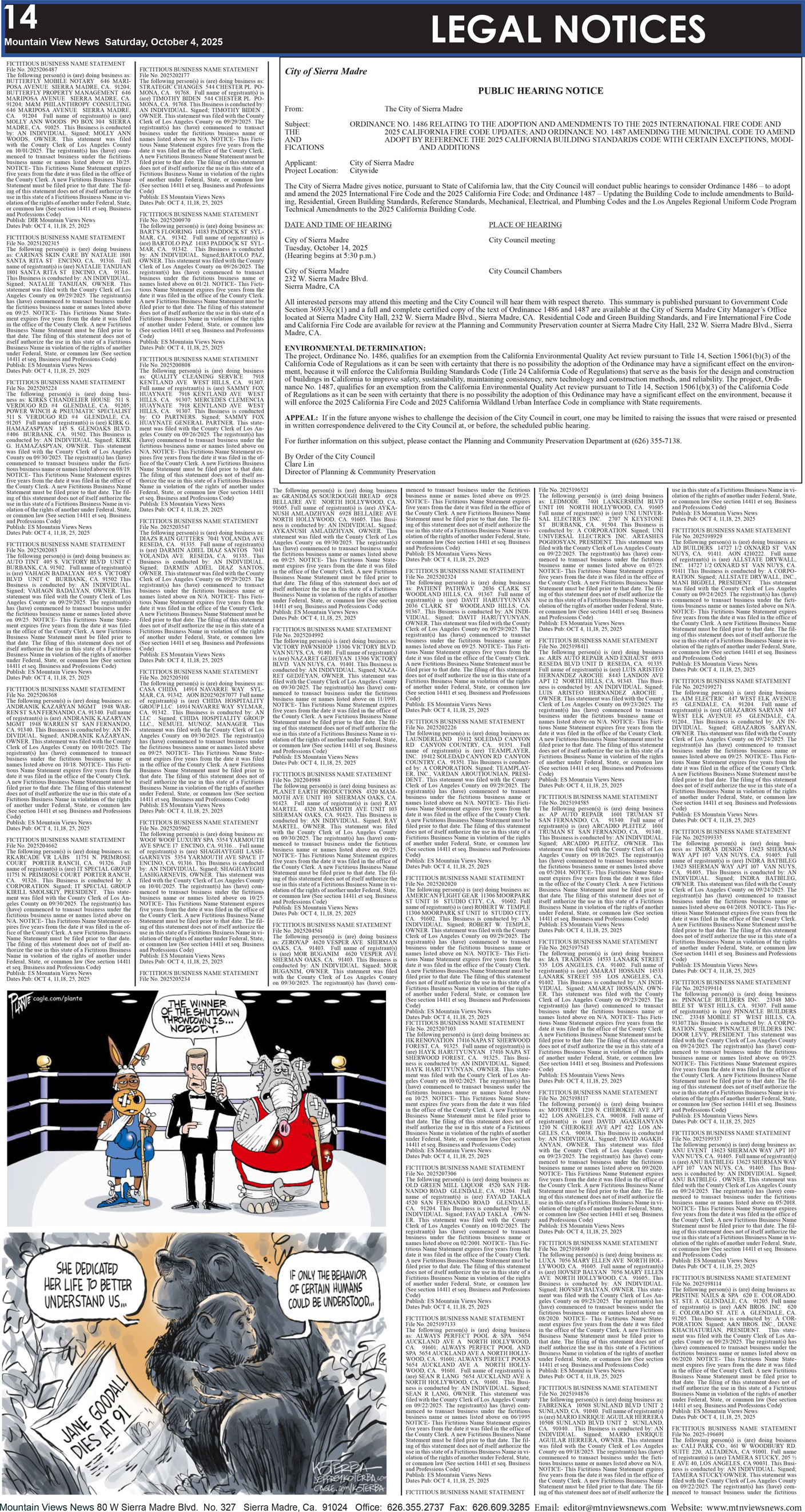 MVNews this week:  Page 14