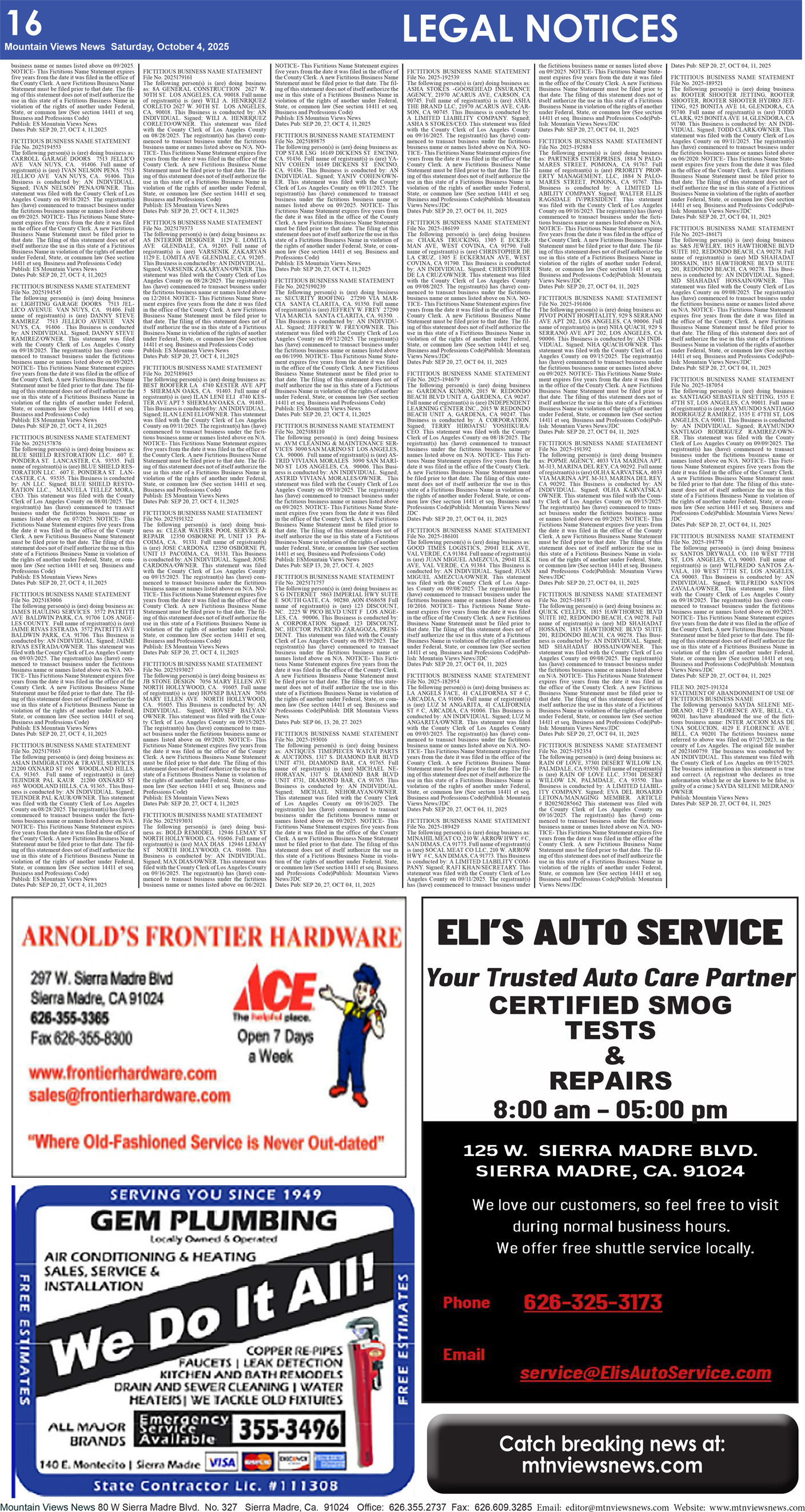 MVNews this week:  Page 16