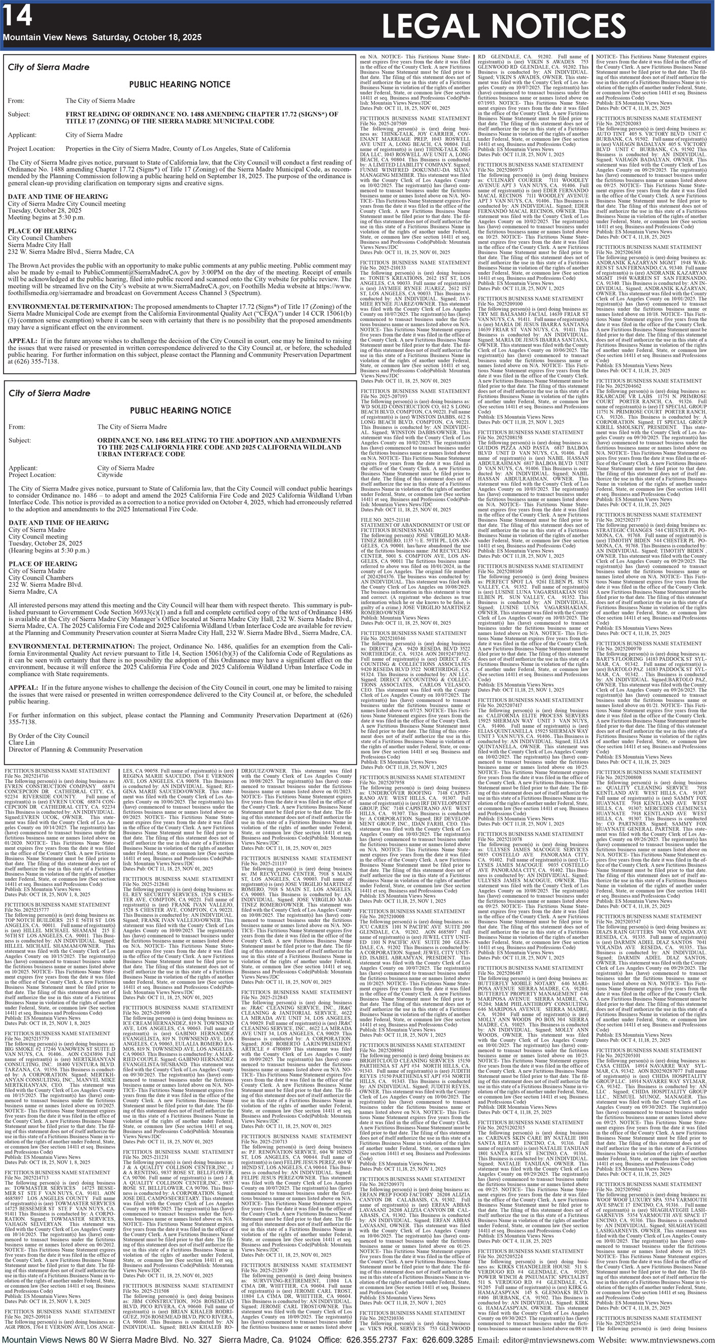 MVNews this week:  Page 14