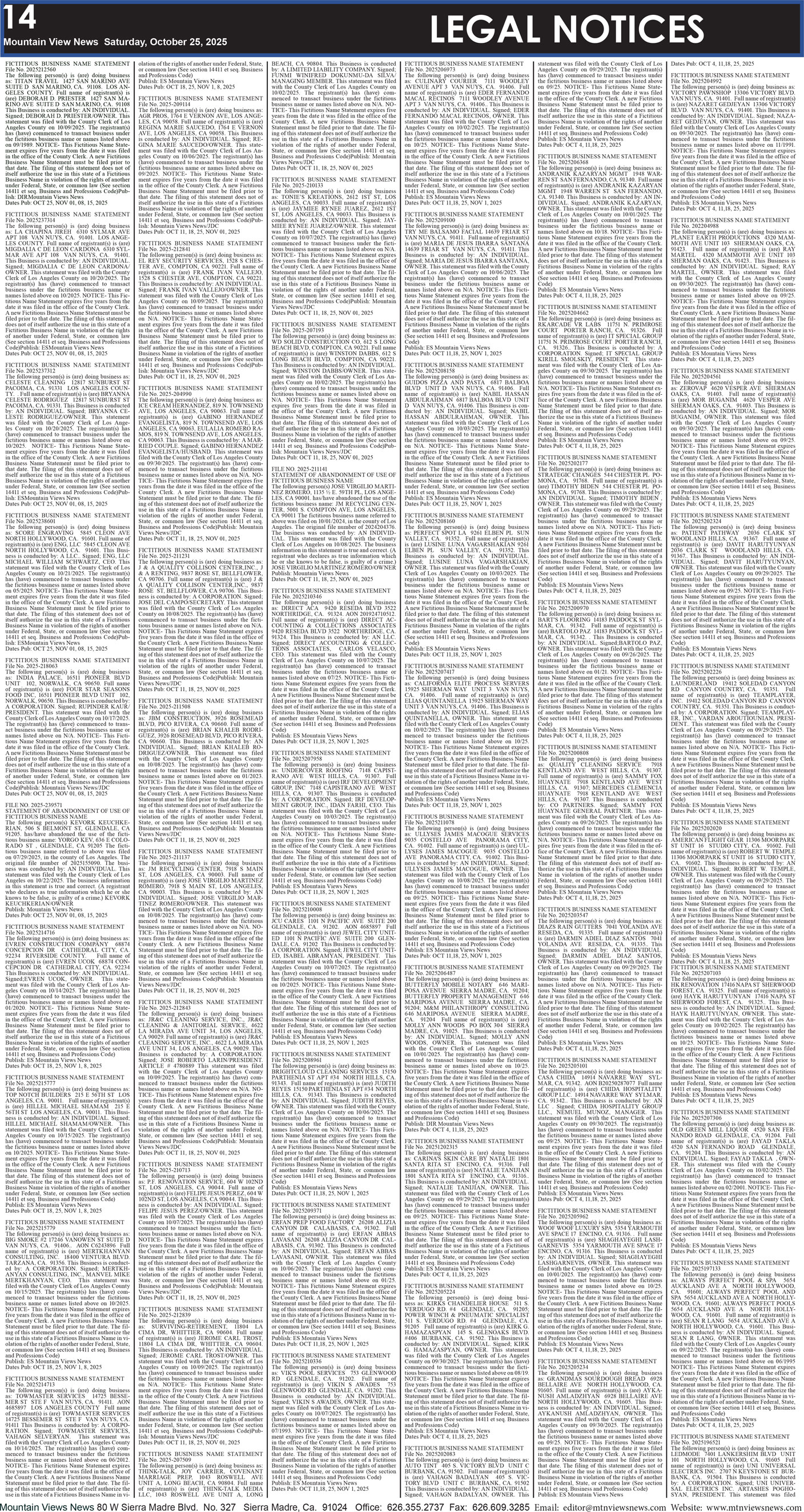 MVNews this week:  Page 14