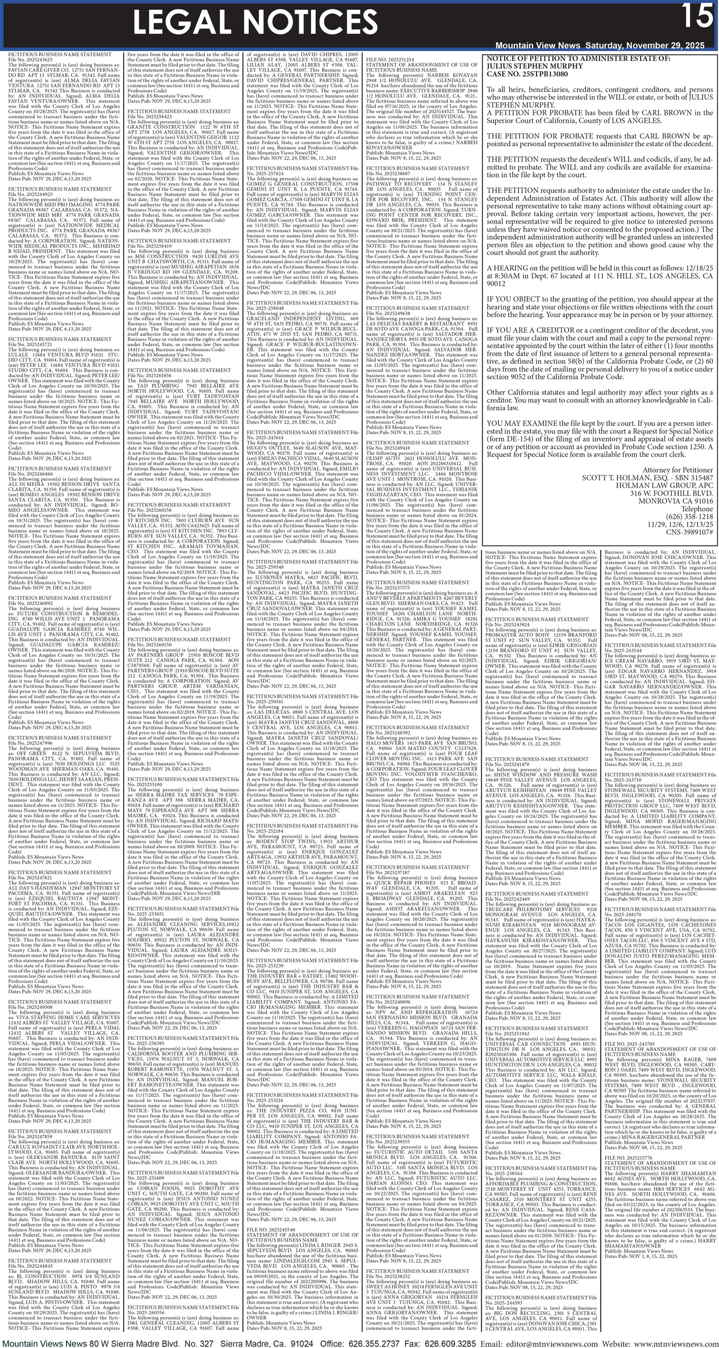 MVNews this week:  Page 15