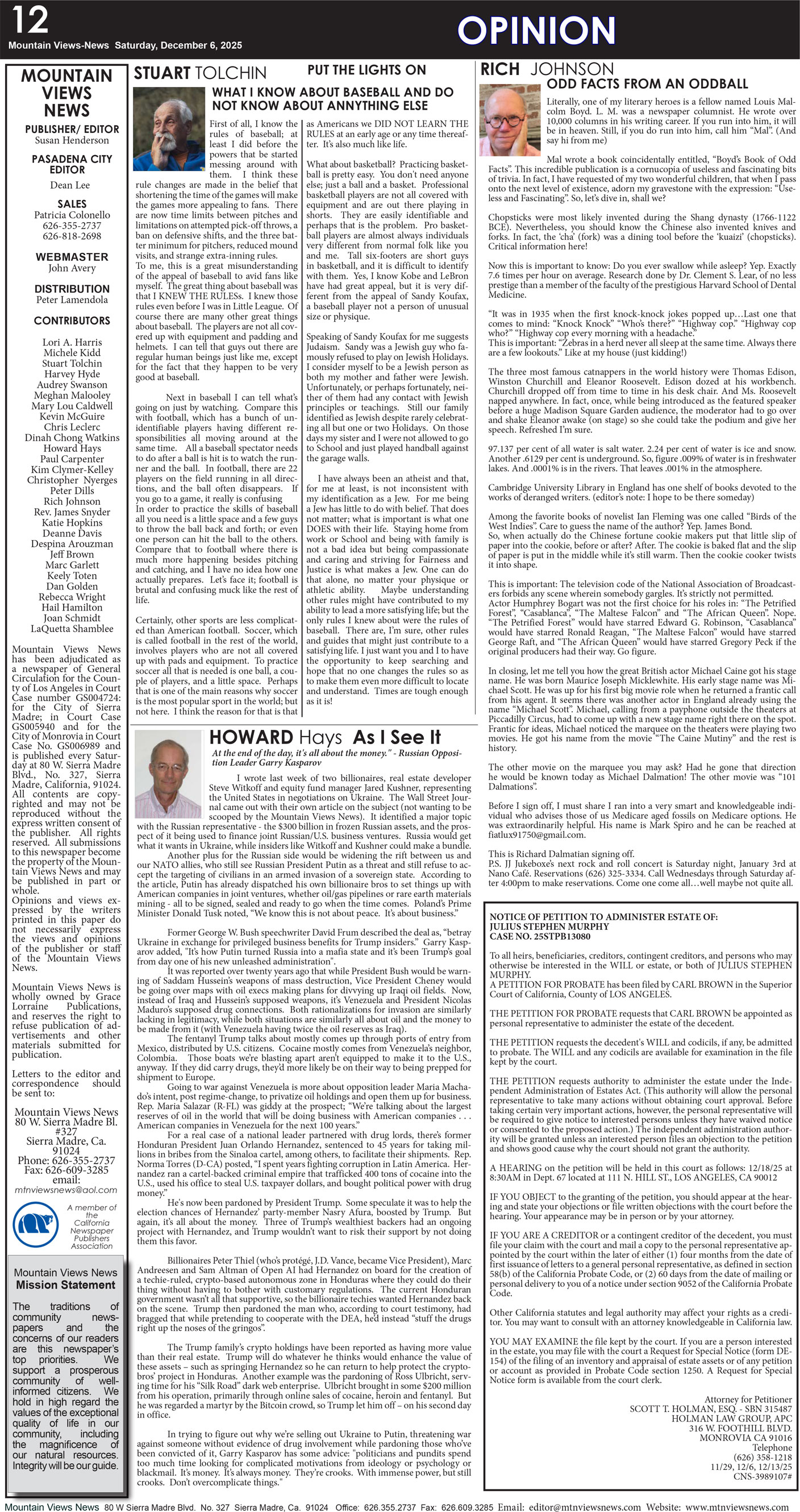 MVNews this week:  Page 12