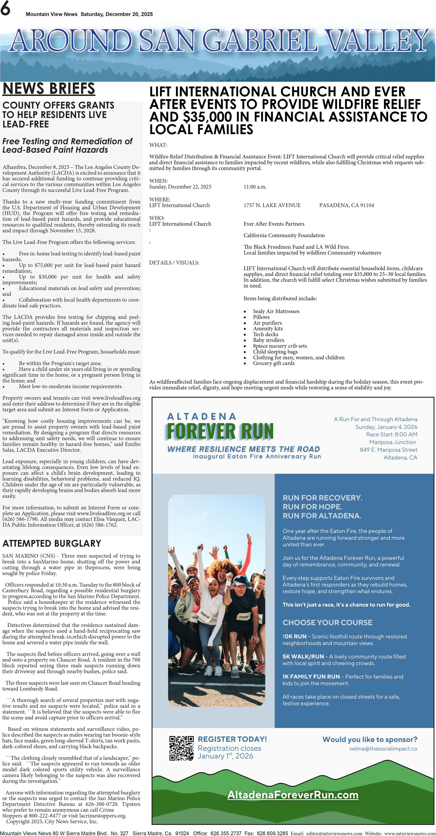 MVNews this week:  Page 6