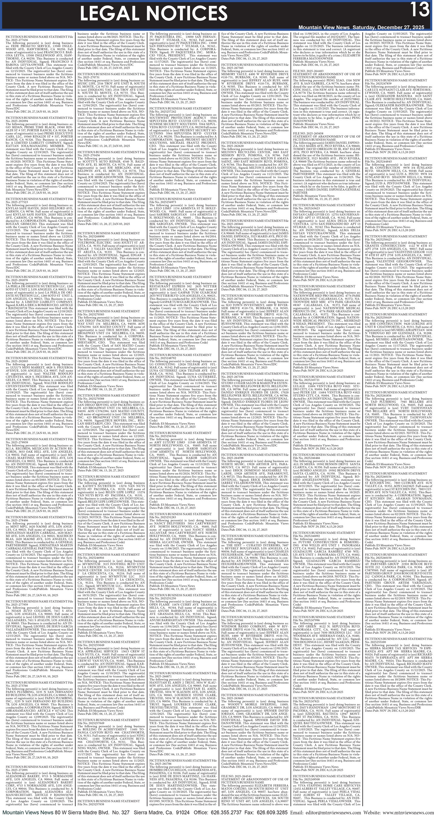 MVNews this week:  Page 13