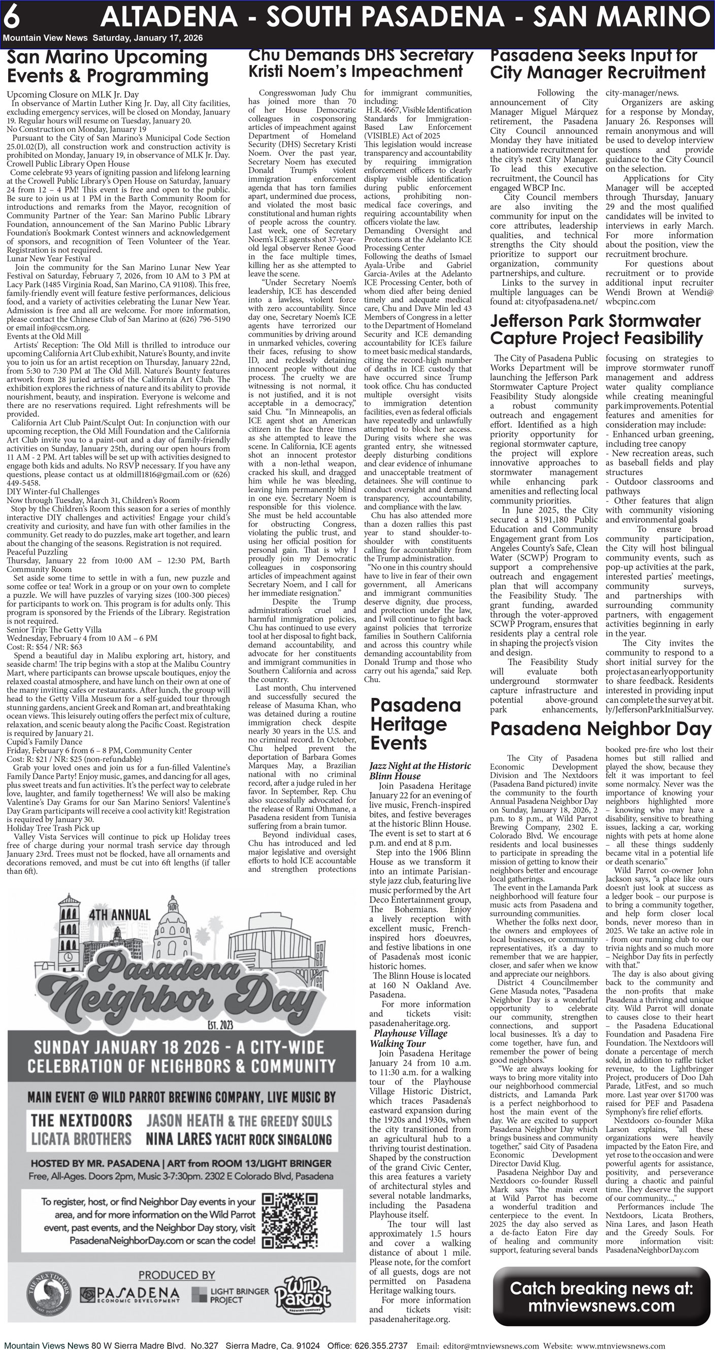 MVNews this week:  Page 6