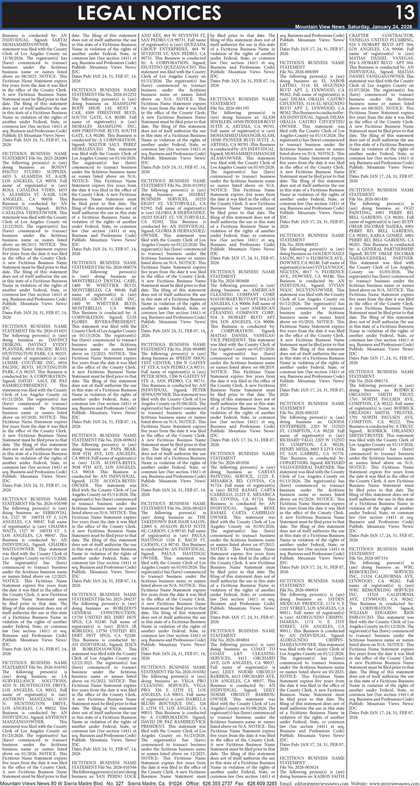 MVNews this week:  Page 13